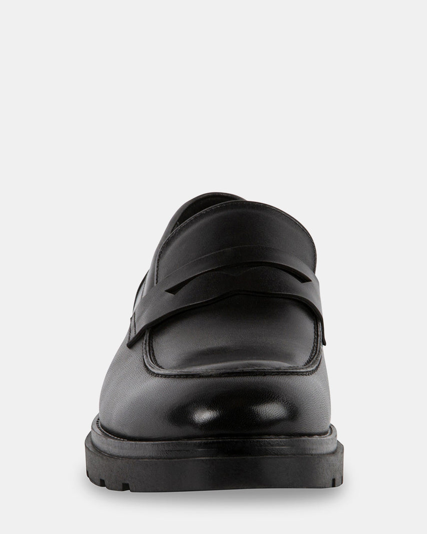 DACKK BLACK LEATHER - Men's Shoes - Steve Madden Canada