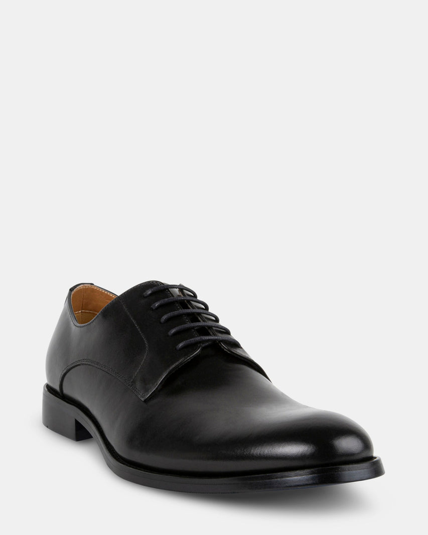 DAEDRIC BLACK LEATHER - Men's Shoes - Steve Madden Canada