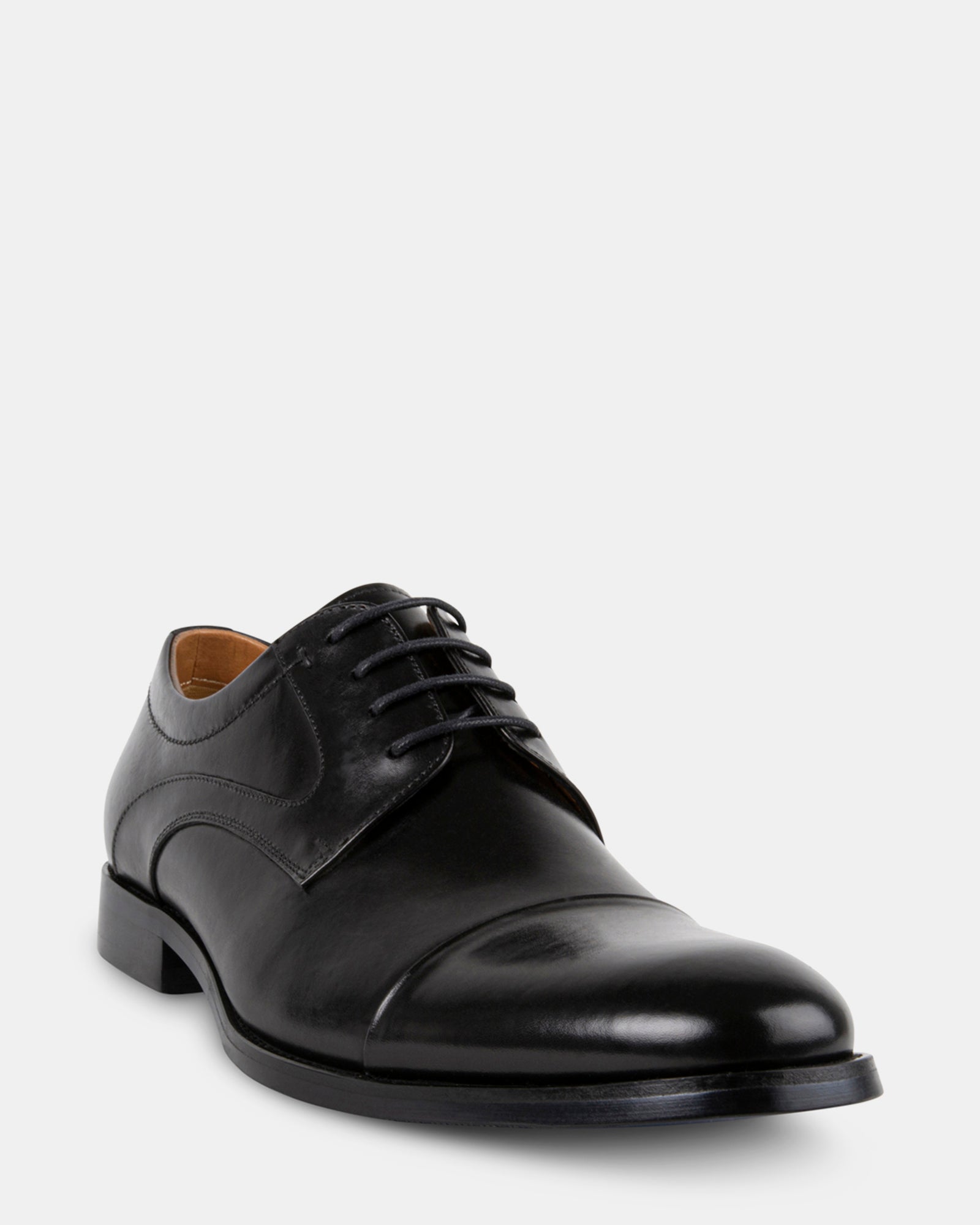 DAEGAN BLACK LEATHER - Men's Shoes - Steve Madden Canada