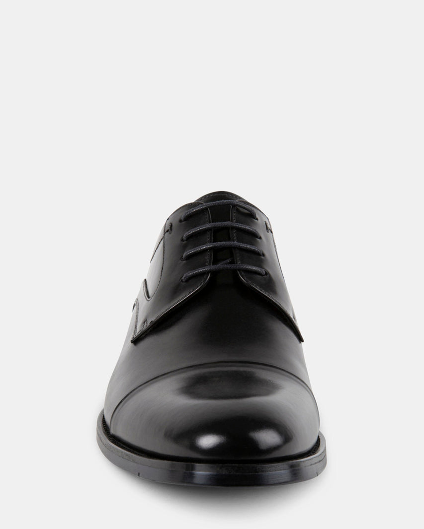 DAEGAN BLACK LEATHER - Men's Shoes - Steve Madden Canada