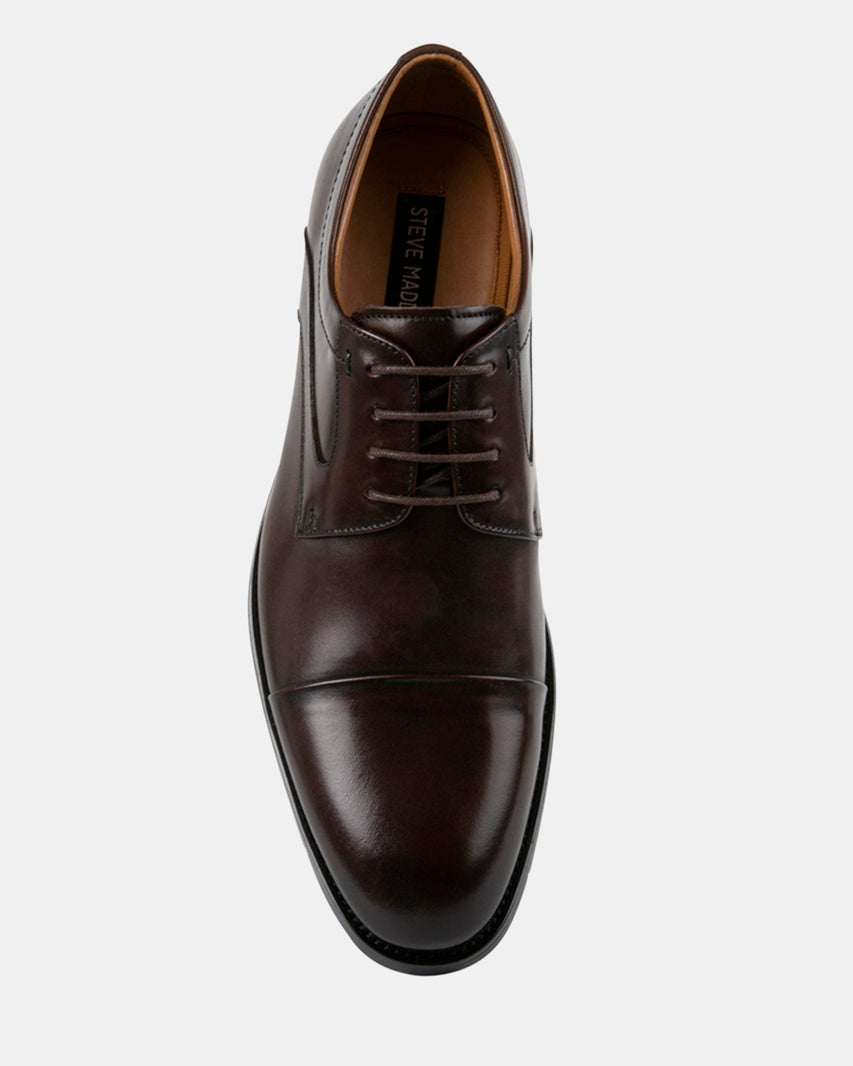 DAEGAN BROWN LEATHER - Men's Shoes - Steve Madden Canada