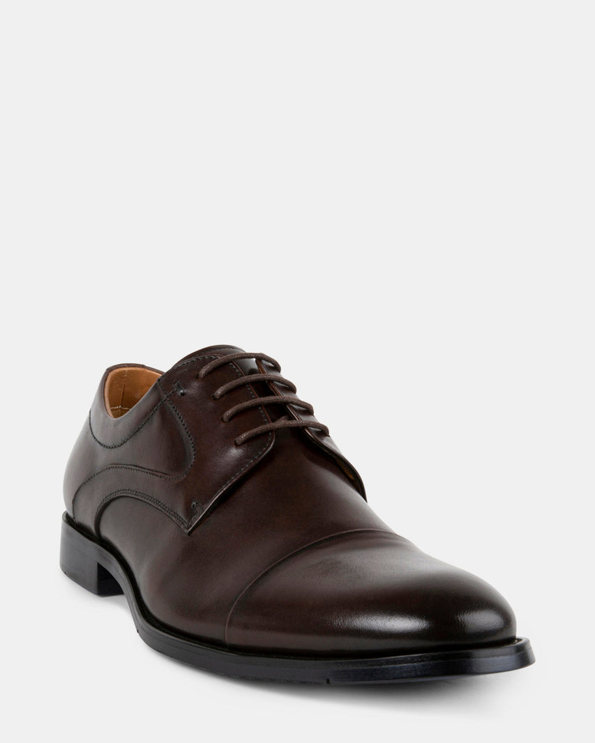 DAEGAN BROWN LEATHER - Men's Shoes - Steve Madden Canada