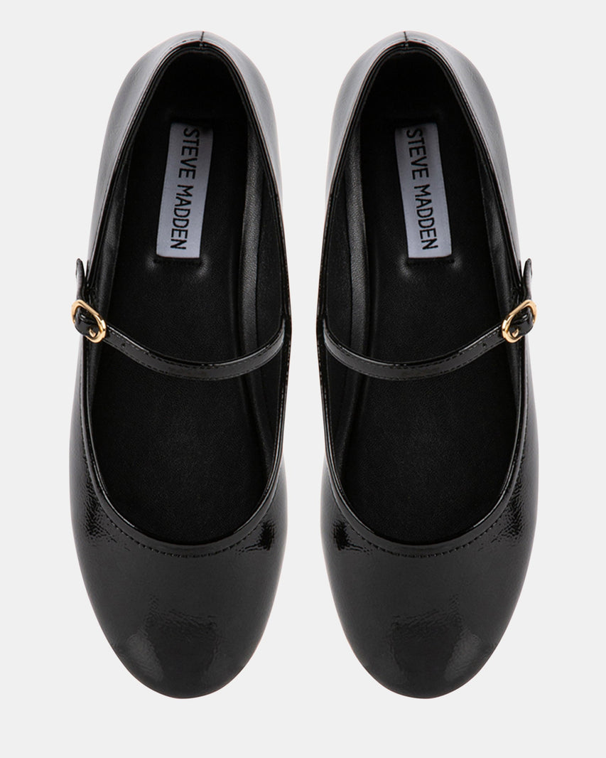 DANSEUR BLACK PATENT - Women's Shoes - Steve Madden Canada