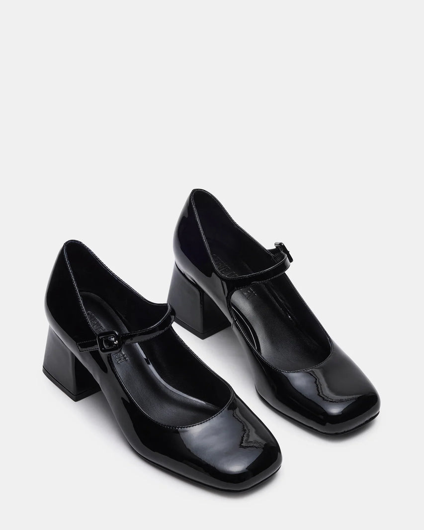 DARCEY BLACK PATENT - Women's Shoes - Steve Madden Canada
