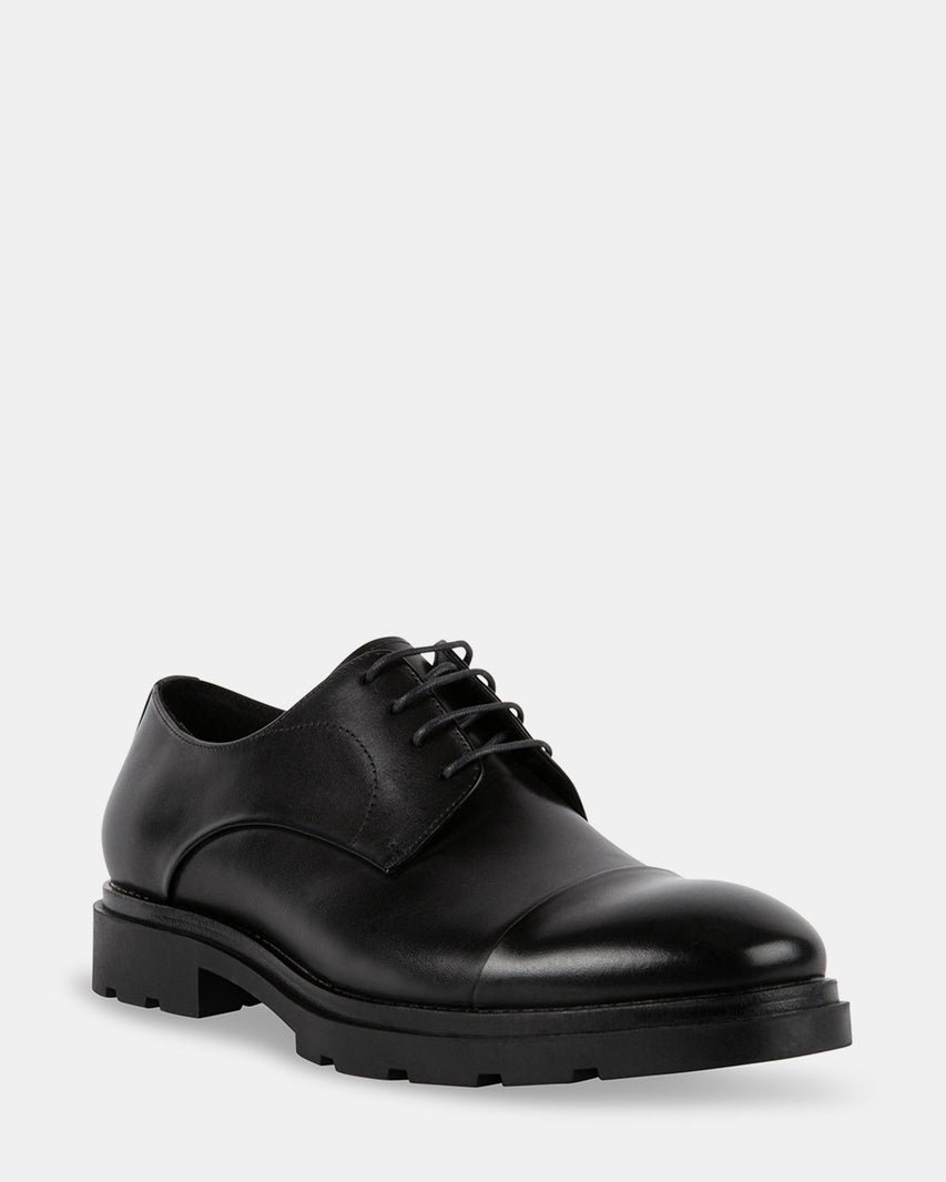 DARCYYY BLACK LEATHER - Men's Shoes - Steve Madden Canada