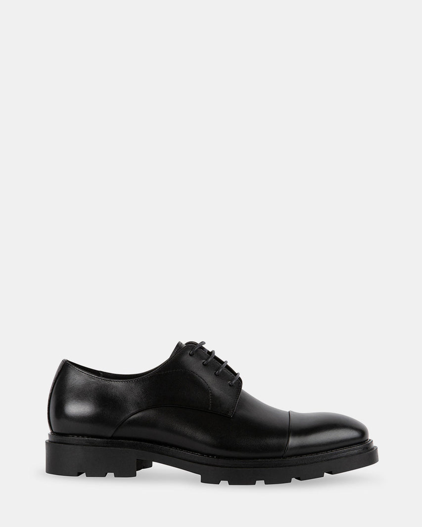 DARCYYY BLACK LEATHER - Men's Shoes - Steve Madden Canada