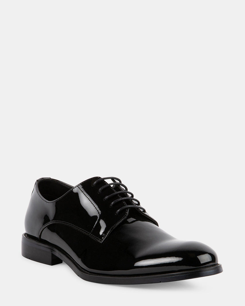 DEEN BLACK PATENT - Men's Shoes - Steve Madden Canada