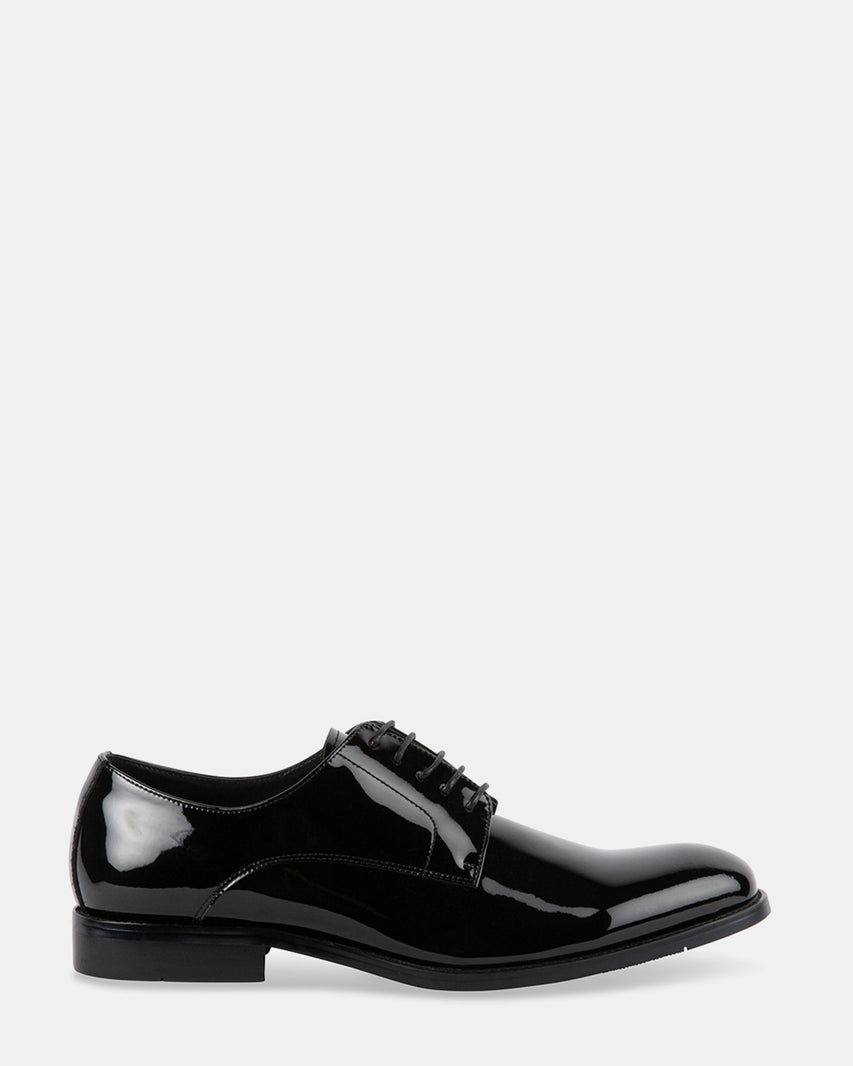 DEEN BLACK PATENT - Men's Shoes - Steve Madden Canada