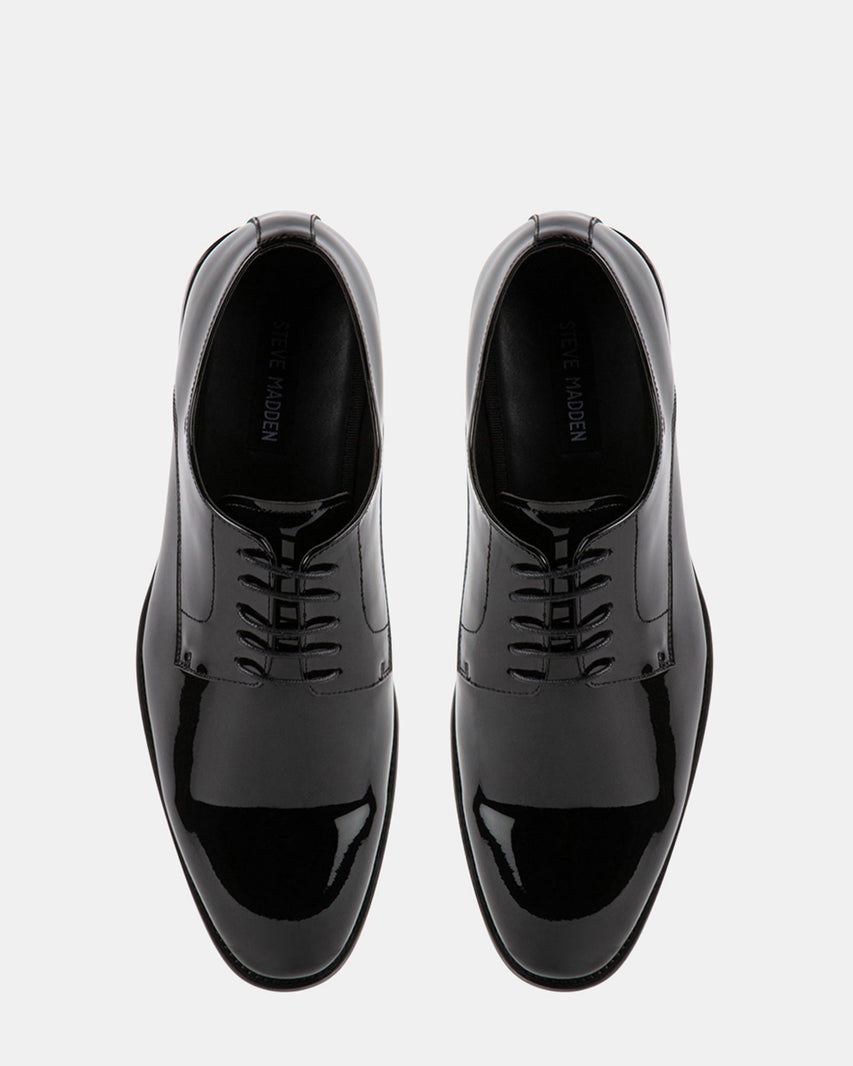 DEEN BLACK PATENT - Men's Shoes - Steve Madden Canada