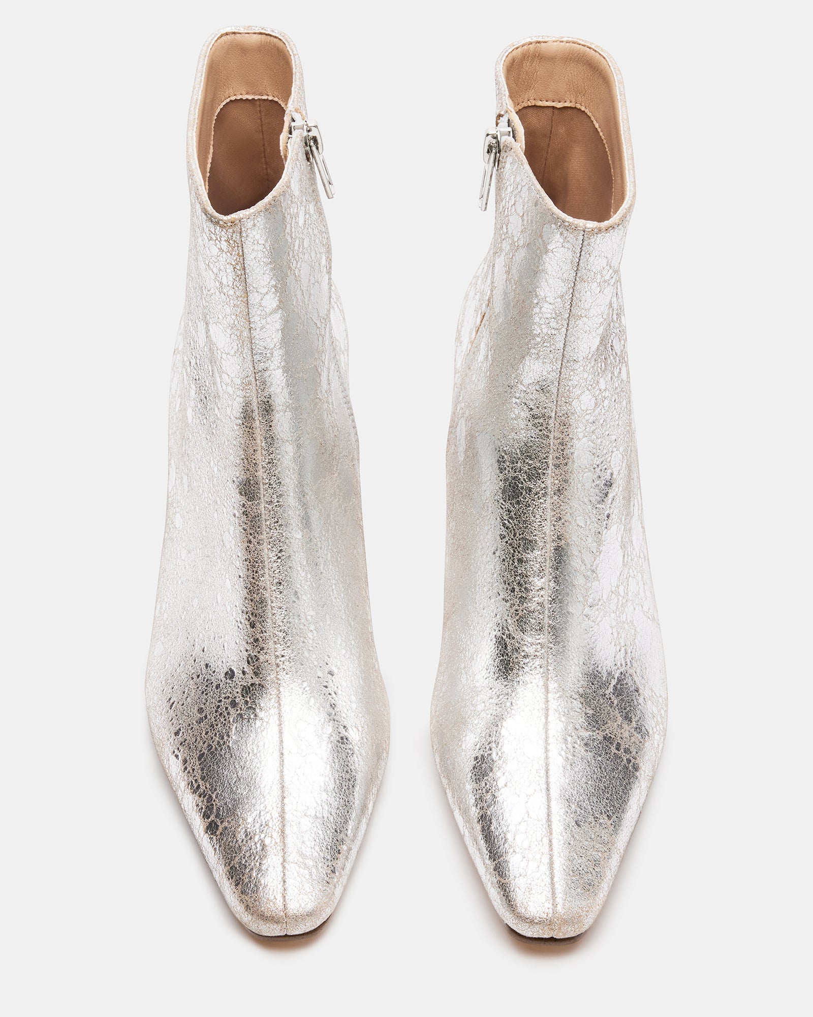 DELVIE SILVER LEATHER - Women's Shoes - Steve Madden Canada