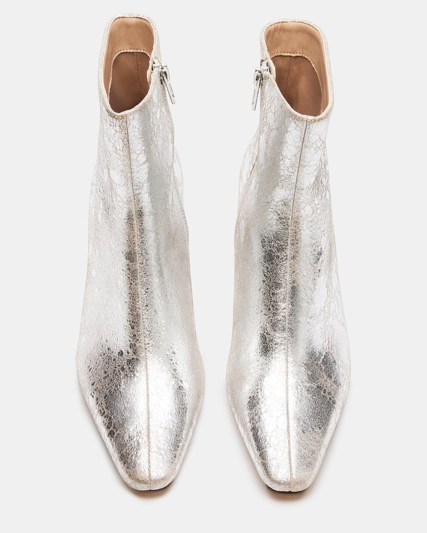 DELVIE SILVER LEATHER - Women's Shoes - Steve Madden Canada