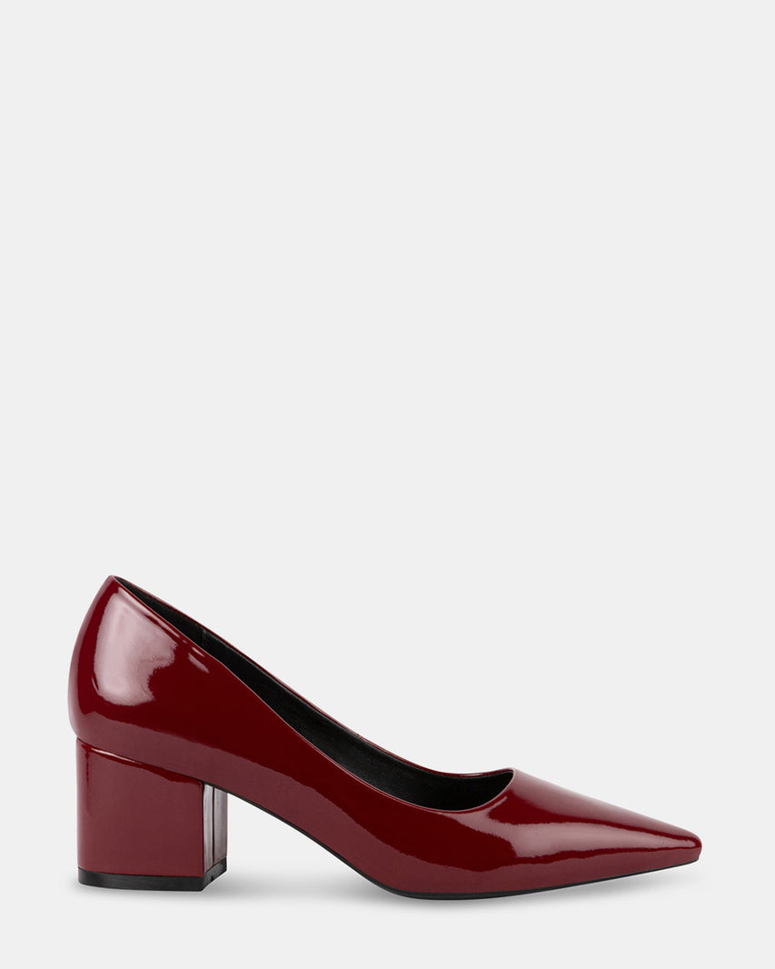 DIANNA BURGUNDY PATENT - Women's Shoes - Steve Madden Canada