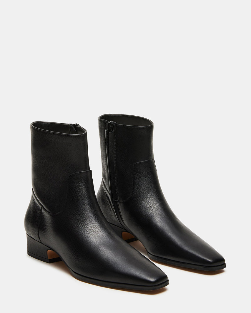 DUSTY BLACK LEATHER - Women's Shoes - Steve Madden Canada