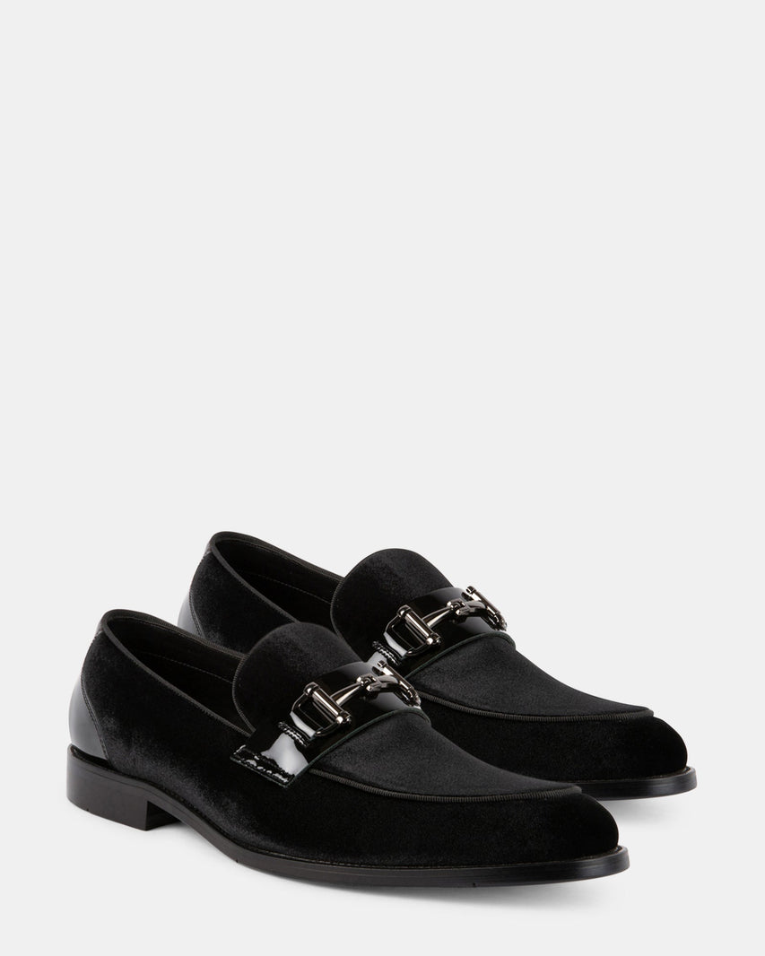 EDMONT BLACK VELVET - Men's Shoes - Steve Madden Canada