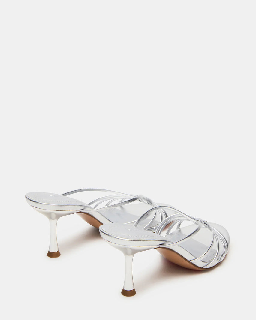EDNA SILVER LEATHER - Women's Shoes - Steve Madden Canada