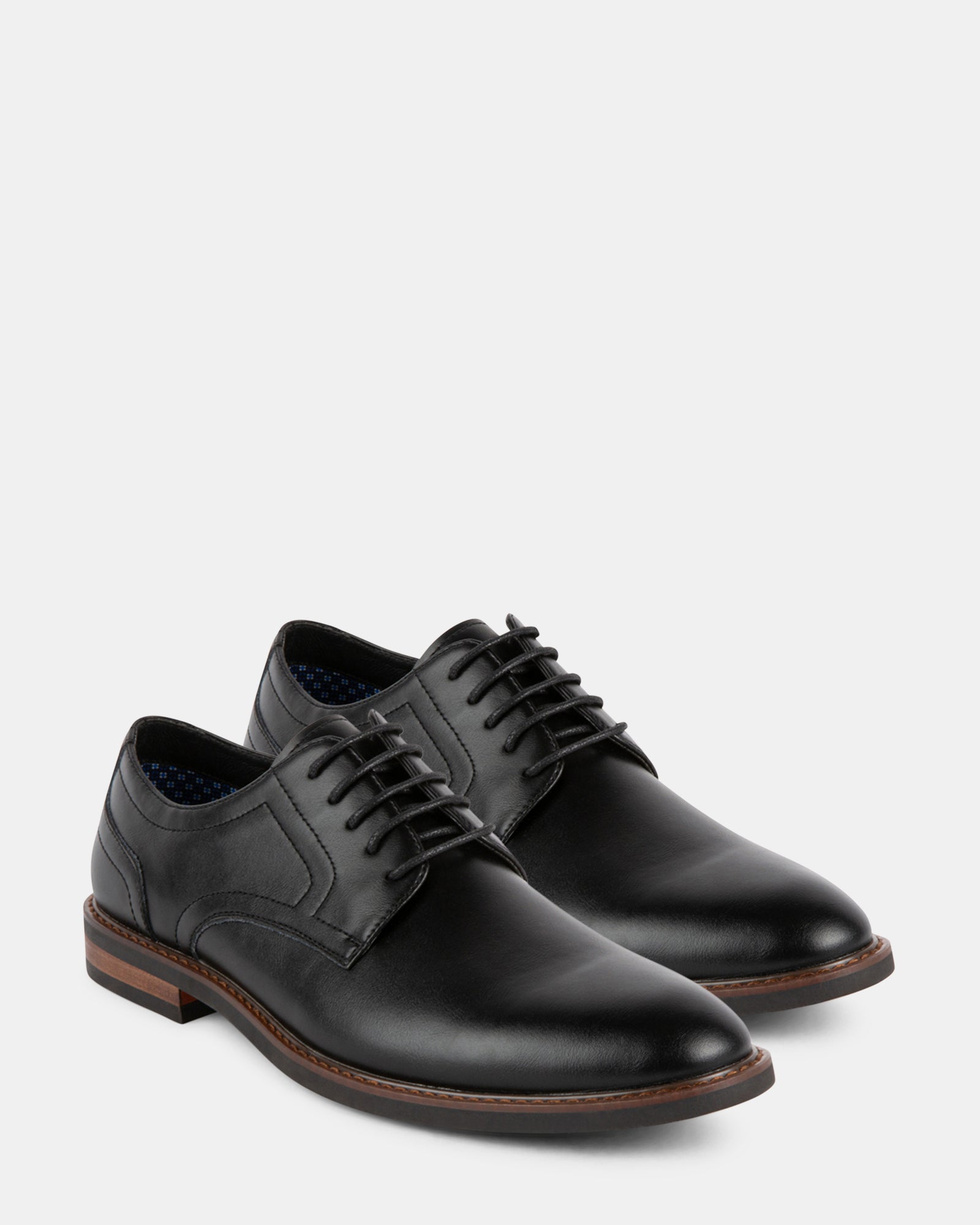 EDWARDS BLACK LEATHER - Men's Shoes - Steve Madden Canada