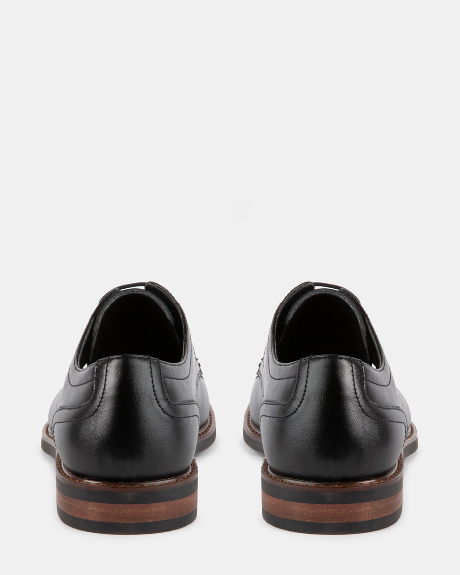 EDWARDS BLACK LEATHER - Men's Shoes - Steve Madden Canada