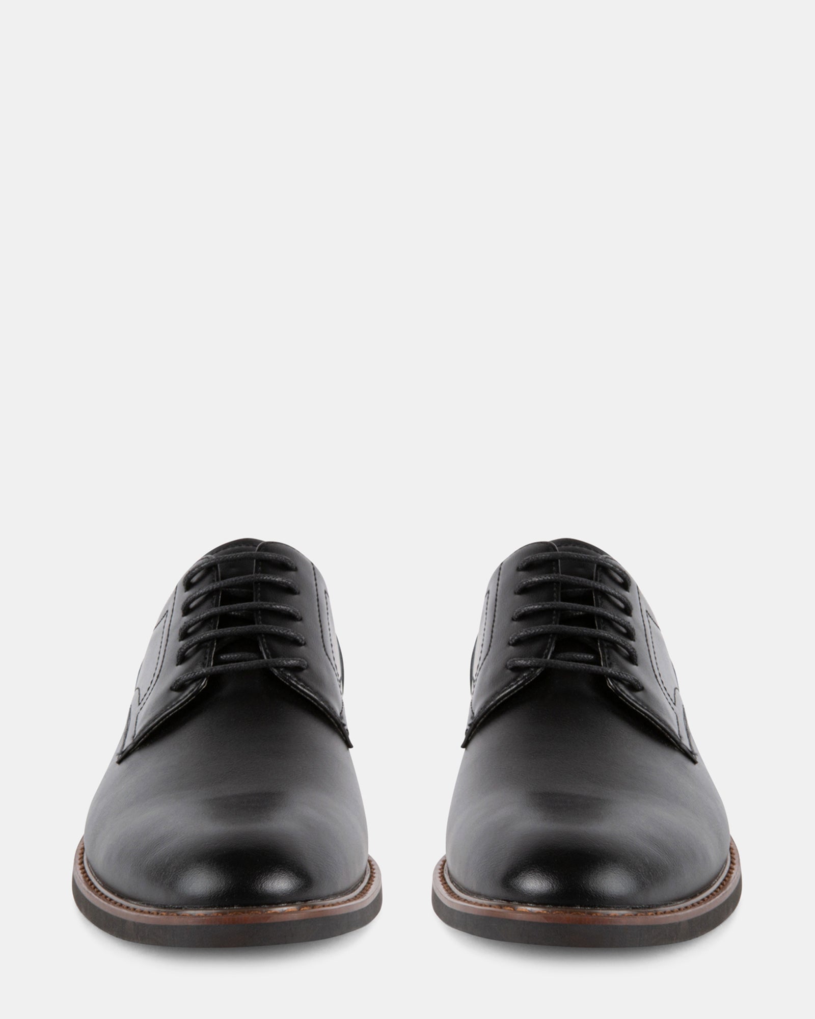 EDWARDS BLACK LEATHER - Men's Shoes - Steve Madden Canada