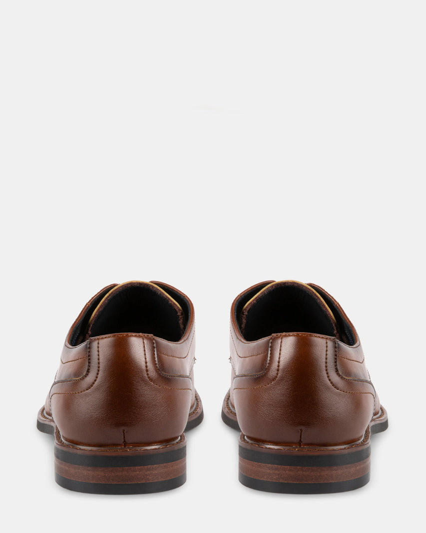 EDWARDS COGNAC LEATHER - Men's Shoes - Steve Madden Canada