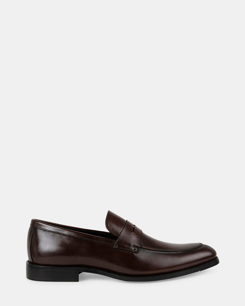 EFRIAN BROWN LEATHER - Men's Shoes - Steve Madden Canada