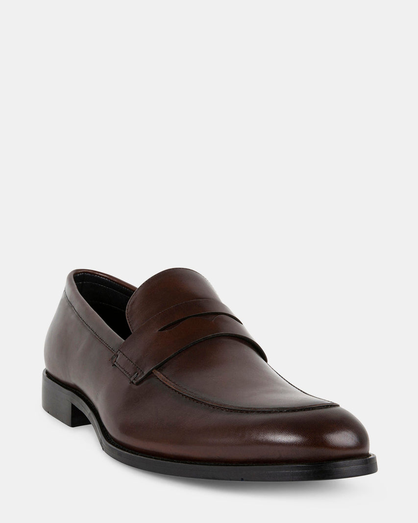 EFRIAN BROWN LEATHER - Men's Shoes - Steve Madden Canada