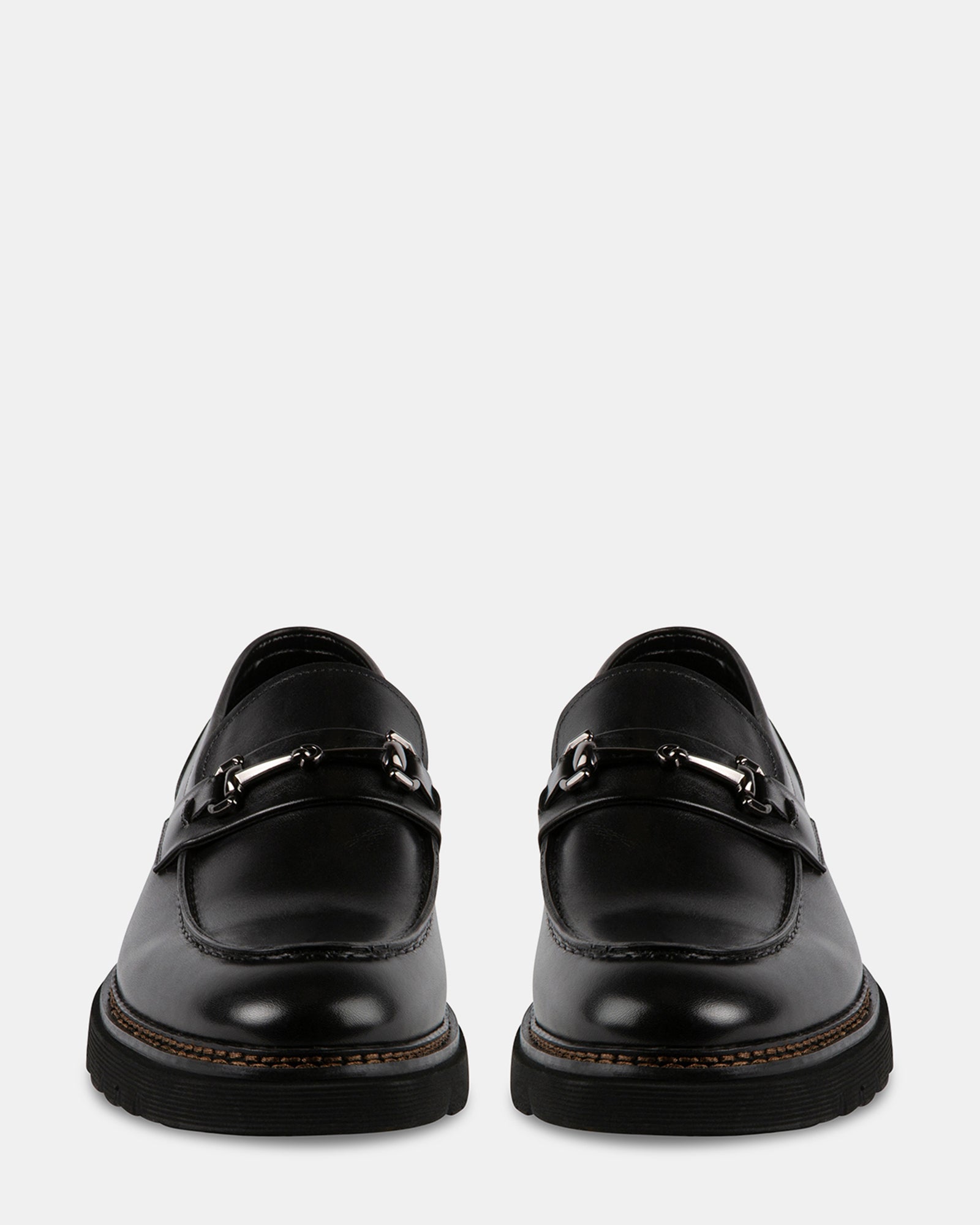 ELISIO BLACK LEATHER - Men's Shoes - Steve Madden Canada
