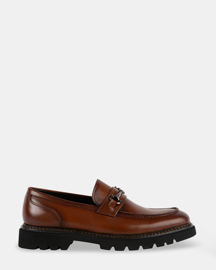 ELISIO TAN LEATHER - Men's Shoes - Steve Madden Canada