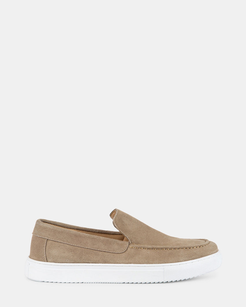 ELLUM BEIGE SUEDE - Men's Shoes - Steve Madden Canada