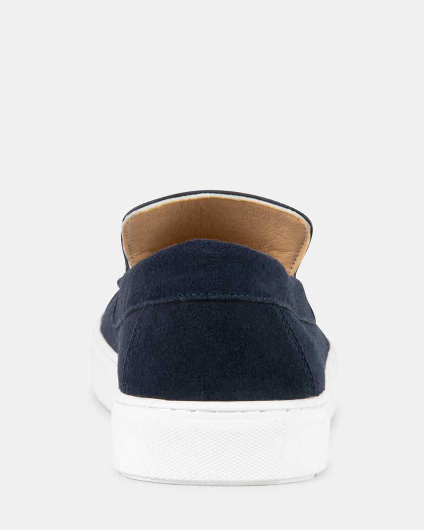 ELLUM NAVY SUEDE - Men's Shoes - Steve Madden Canada