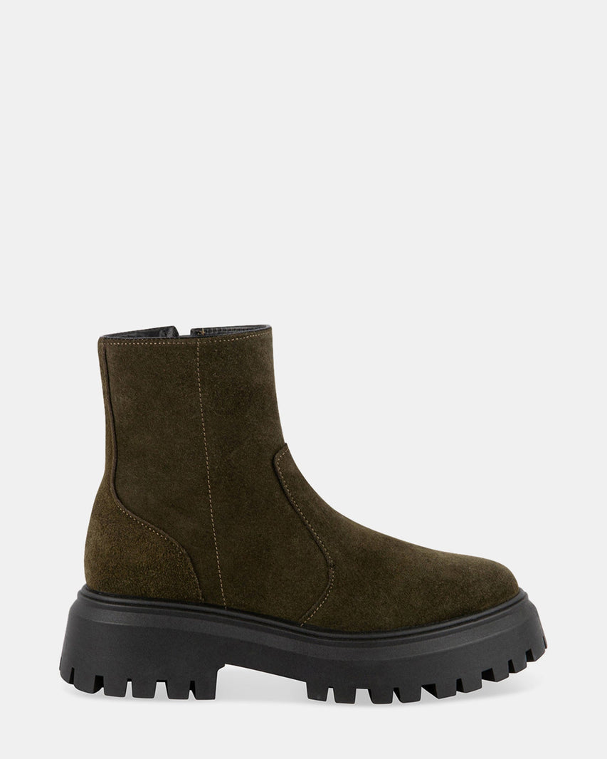 EMILIA KHAKI SUEDE - Women's Shoes - Steve Madden Canada