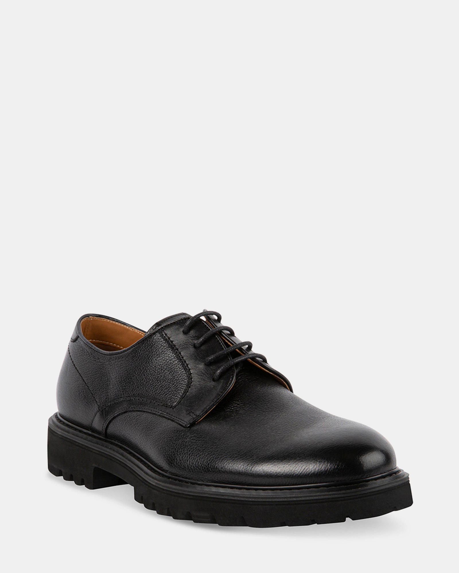 EMMERIC BLACK LEATHER - Men's Shoes - Steve Madden Canada