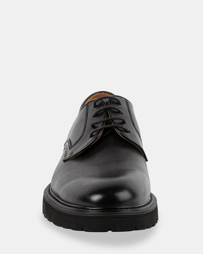EMMERIC BLACK LEATHER - Men's Shoes - Steve Madden Canada