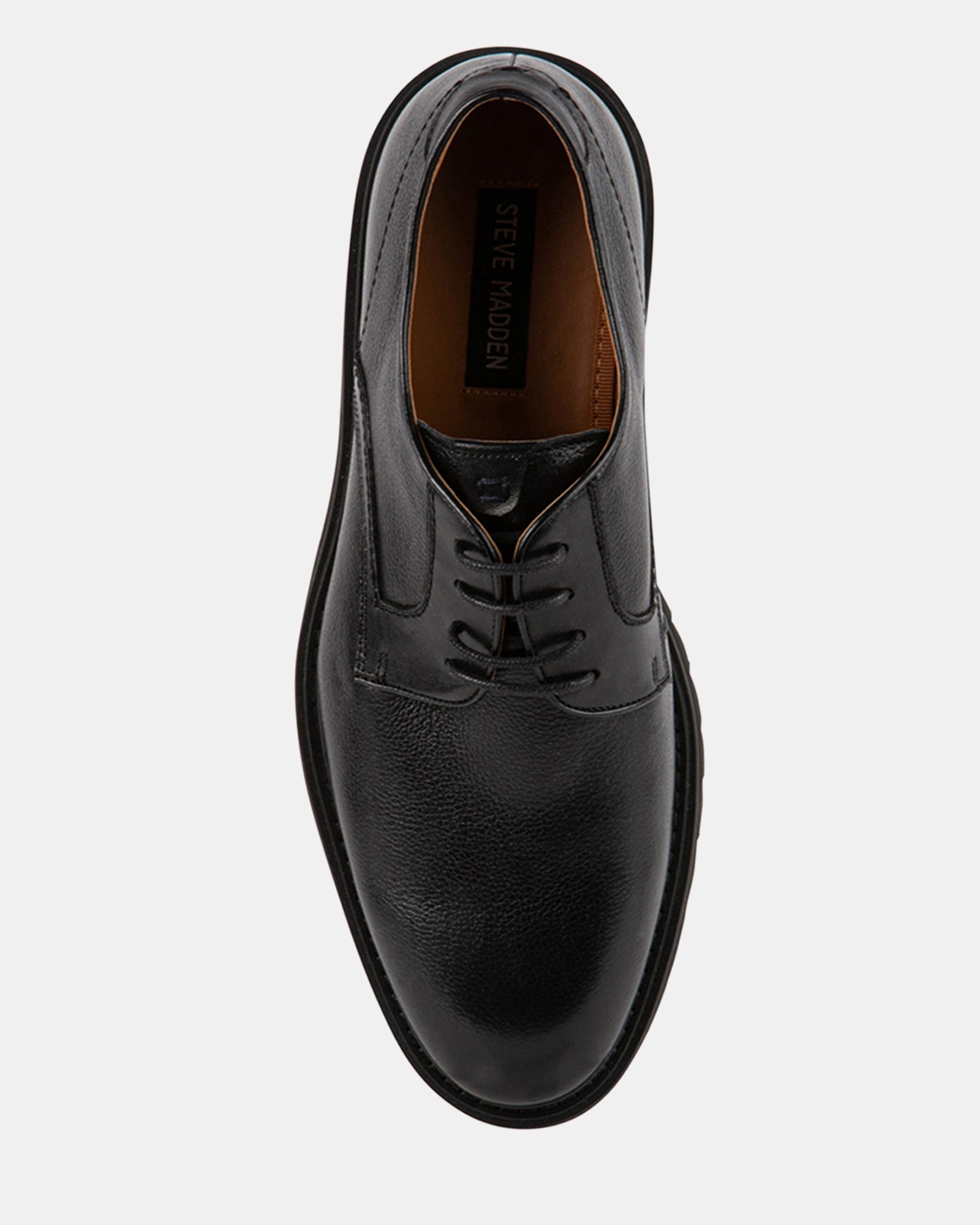 EMMERIC BLACK LEATHER - Men's Shoes - Steve Madden Canada