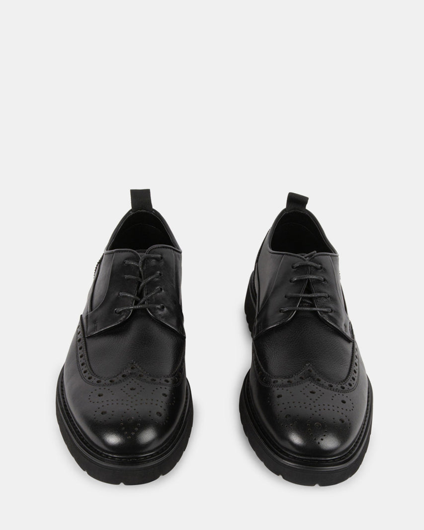 EMMULATE BLACK LEATHER - Men's Shoes - Steve Madden Canada