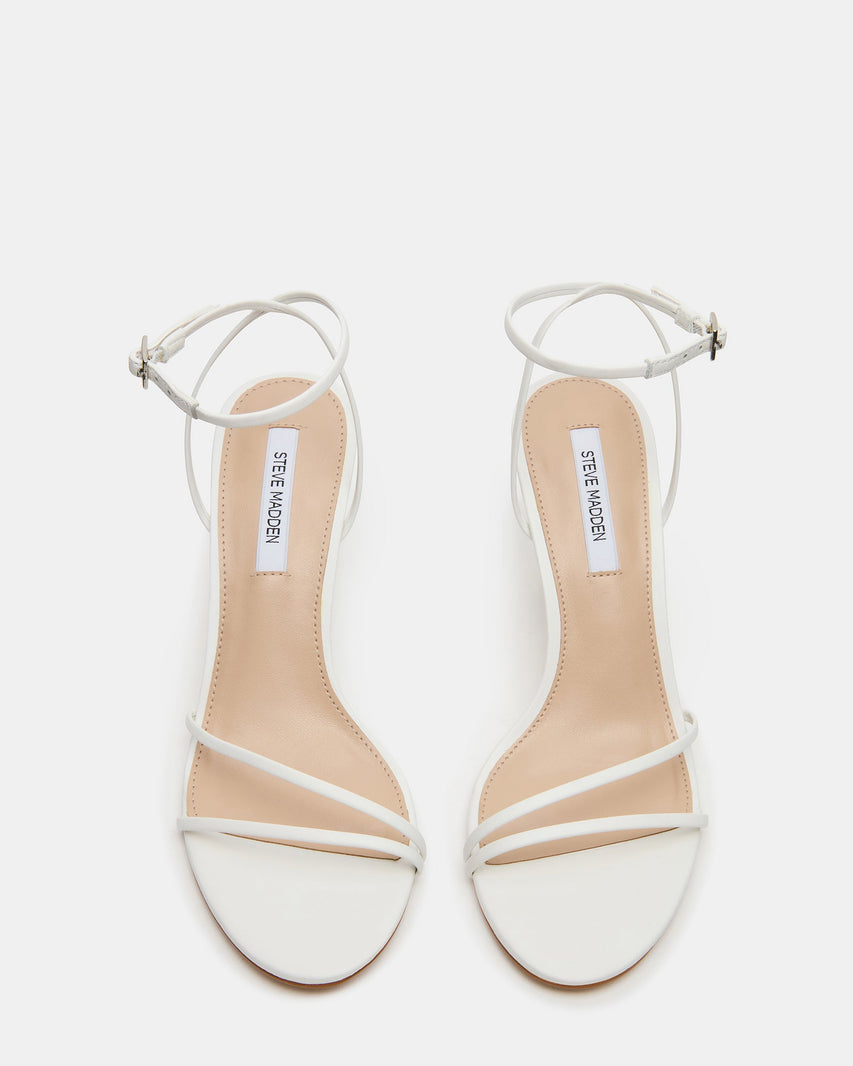 ERAS WHITE LEATHER - Women's Shoes - Steve Madden Canada
