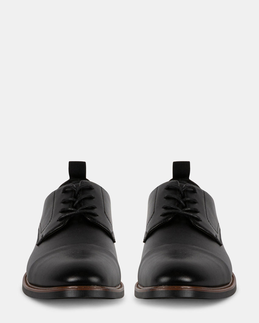 EVOLUTE BLACK LEATHER - Men's Shoes - Steve Madden Canada