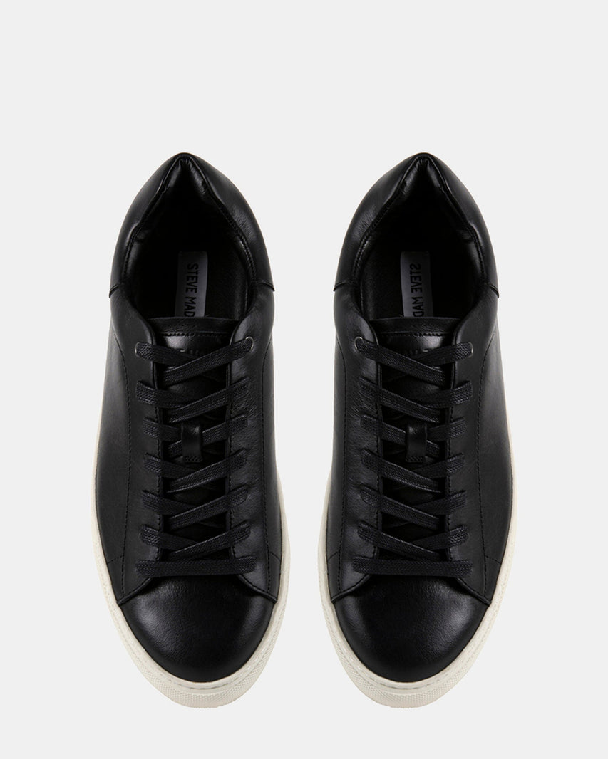 FOGARTY BLACK LEATHER - Men's Shoes - Steve Madden Canada