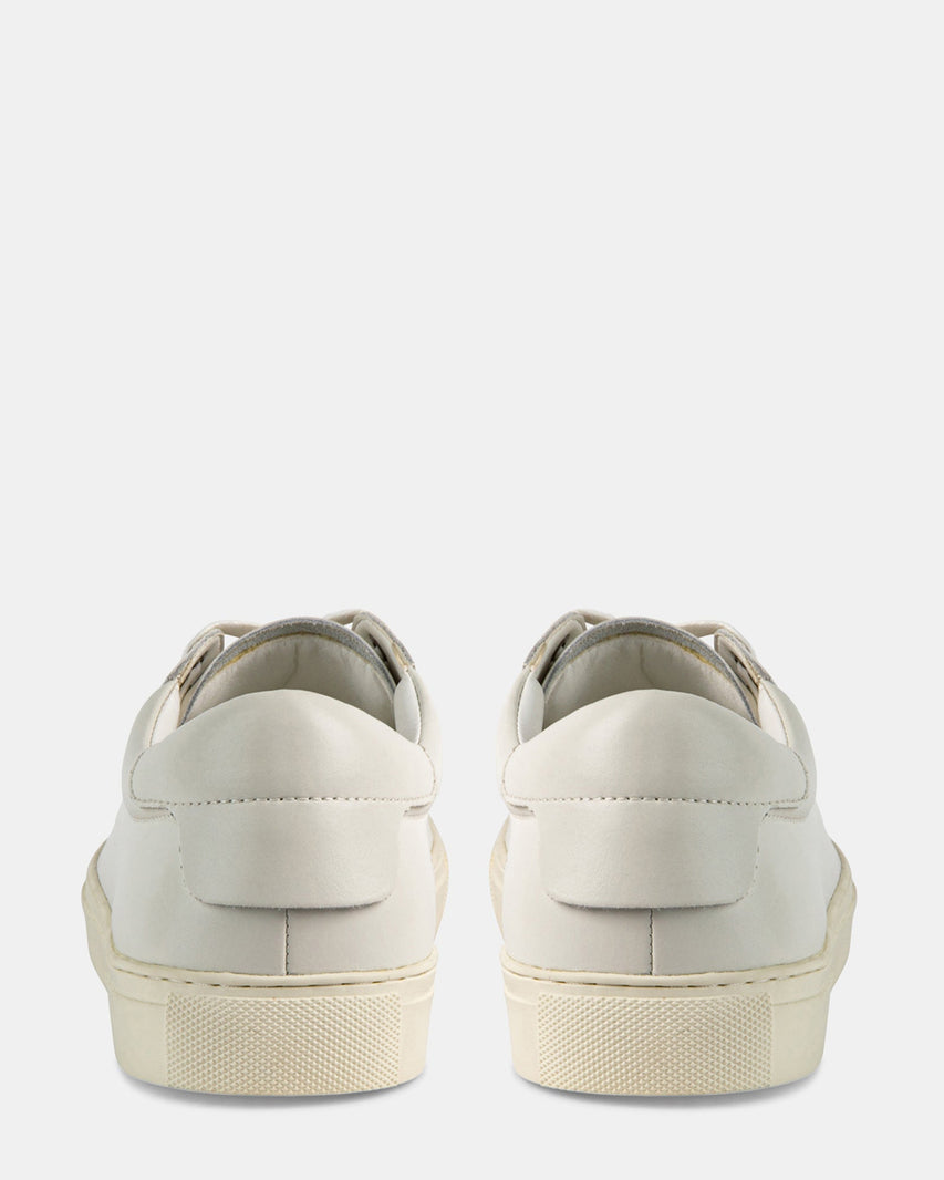 FOGARTY WHITE LEATHER - Men's Shoes - Steve Madden Canada