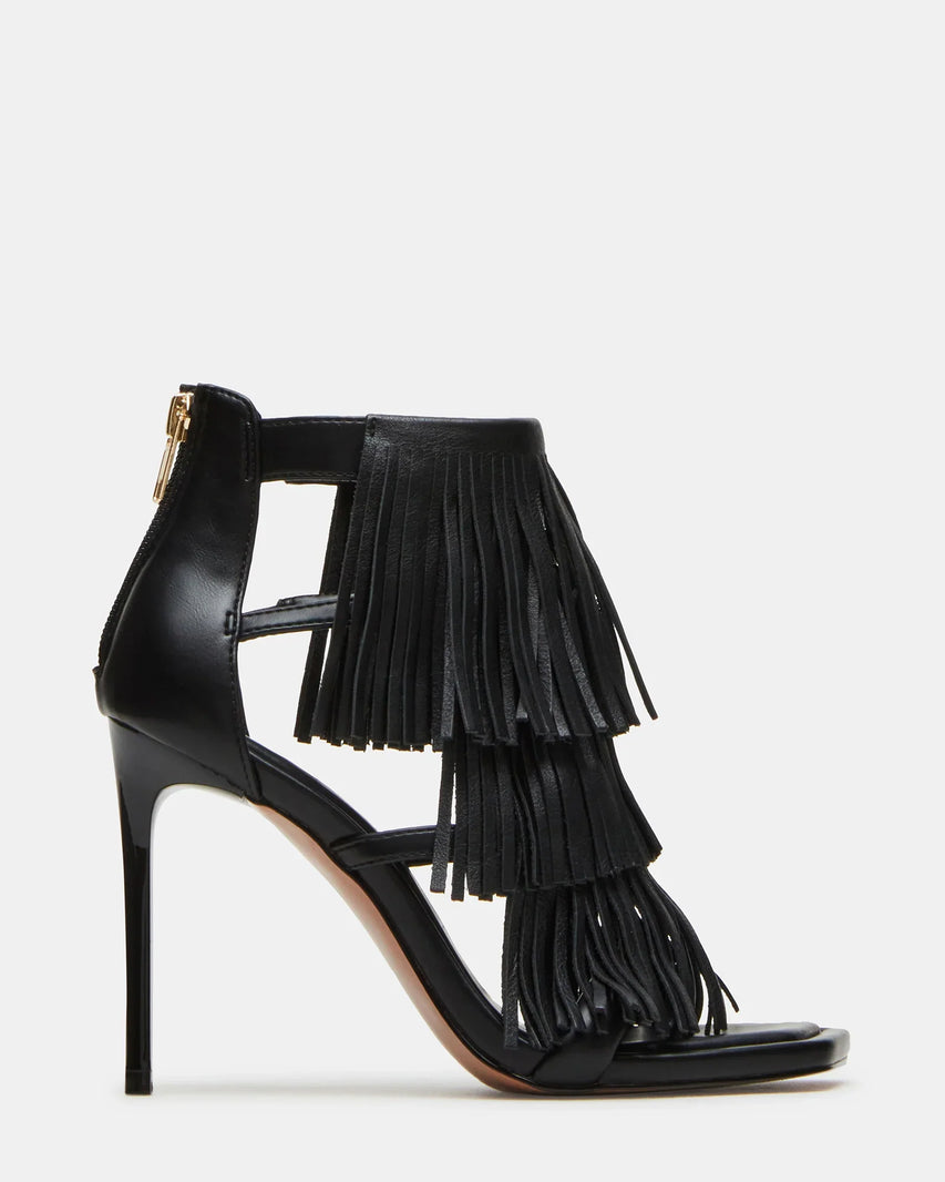 FRINGZY BLACK LEATHER - Women's Shoes - Steve Madden Canada