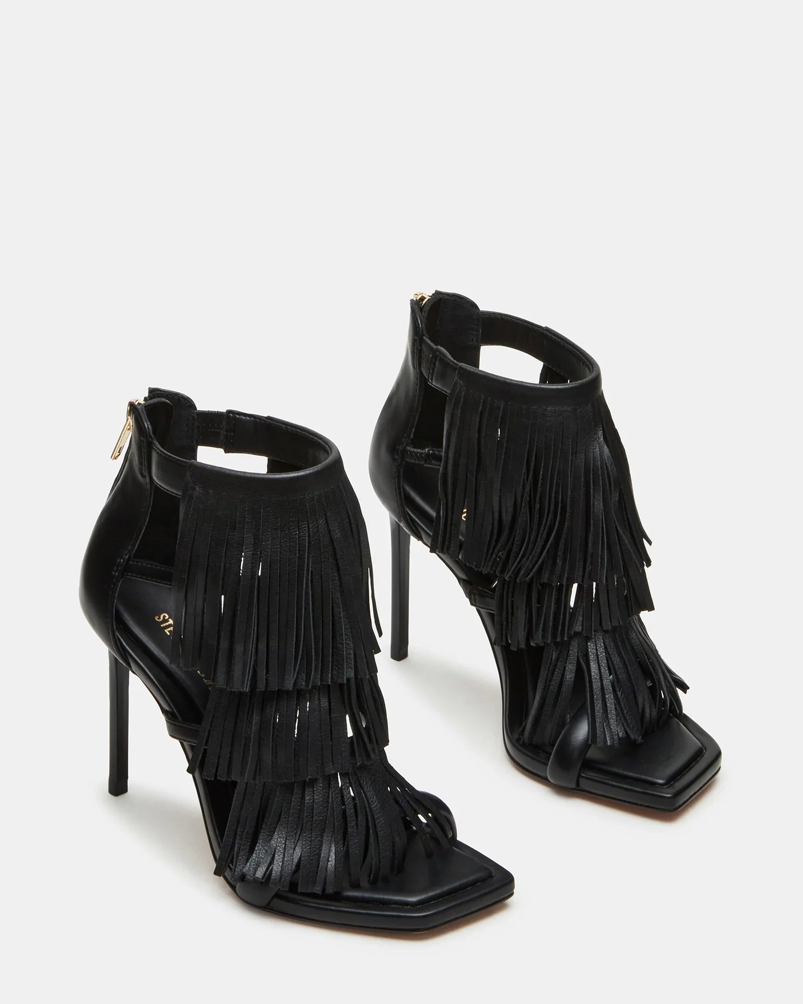 FRINGZY BLACK LEATHER - Women's Shoes - Steve Madden Canada