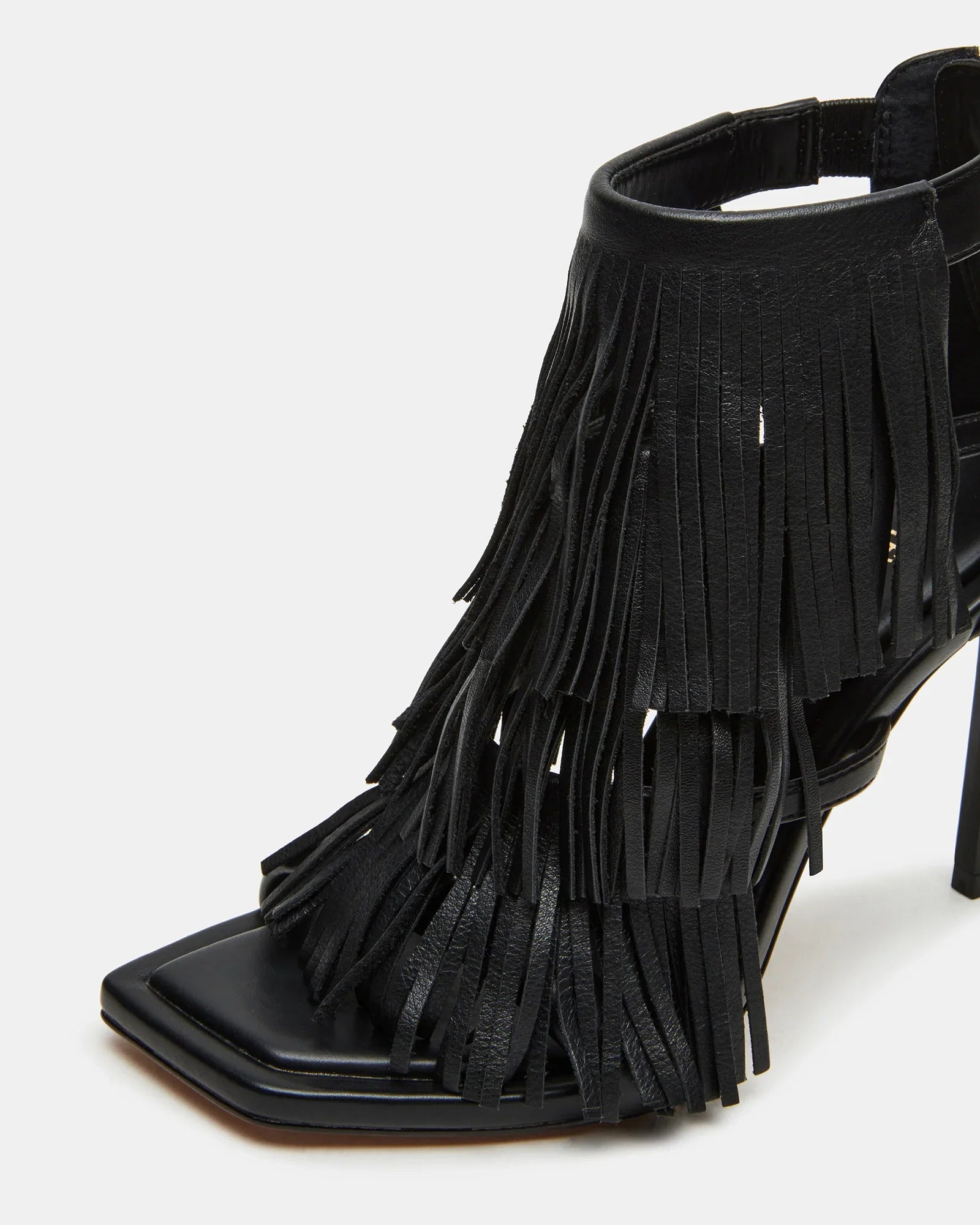 FRINGZY BLACK LEATHER - Women's Shoes - Steve Madden Canada