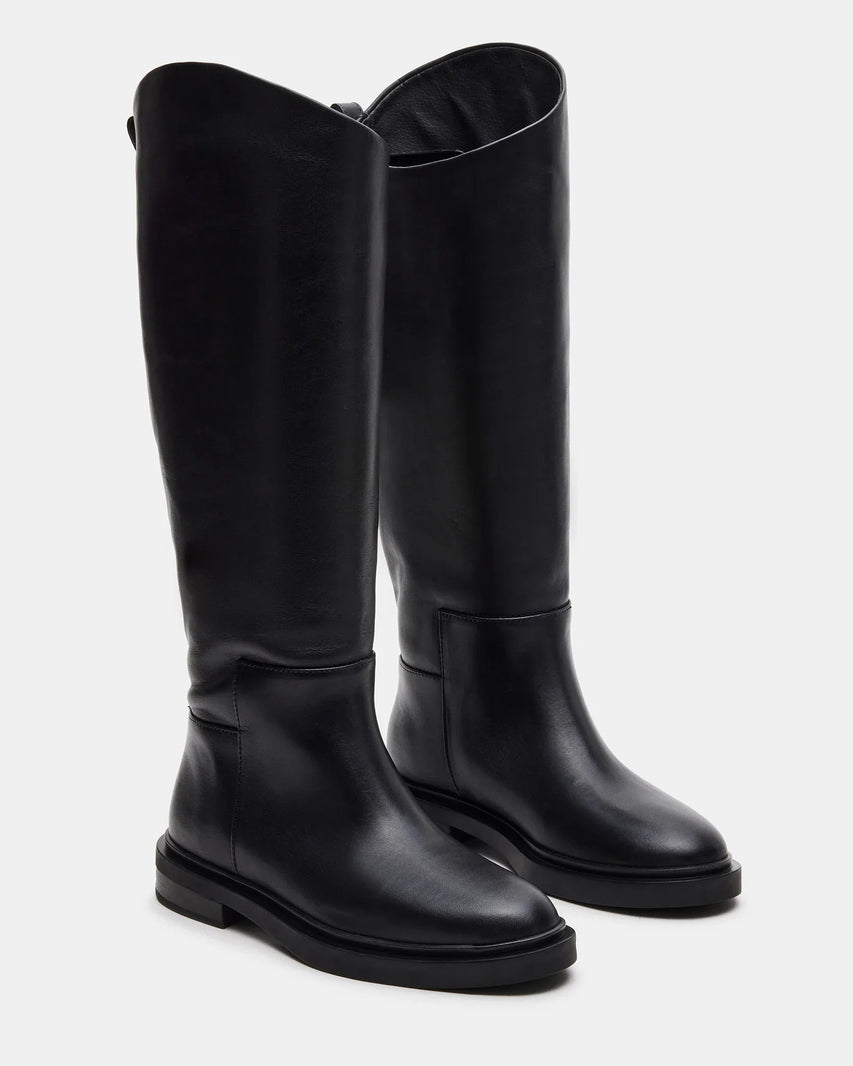 GAIGE BLACK LEATHER - Women's Shoes - Steve Madden Canada