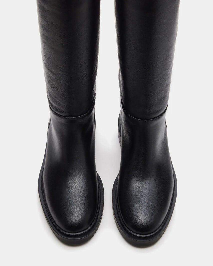 GAIGE BLACK LEATHER - Women's Shoes - Steve Madden Canada