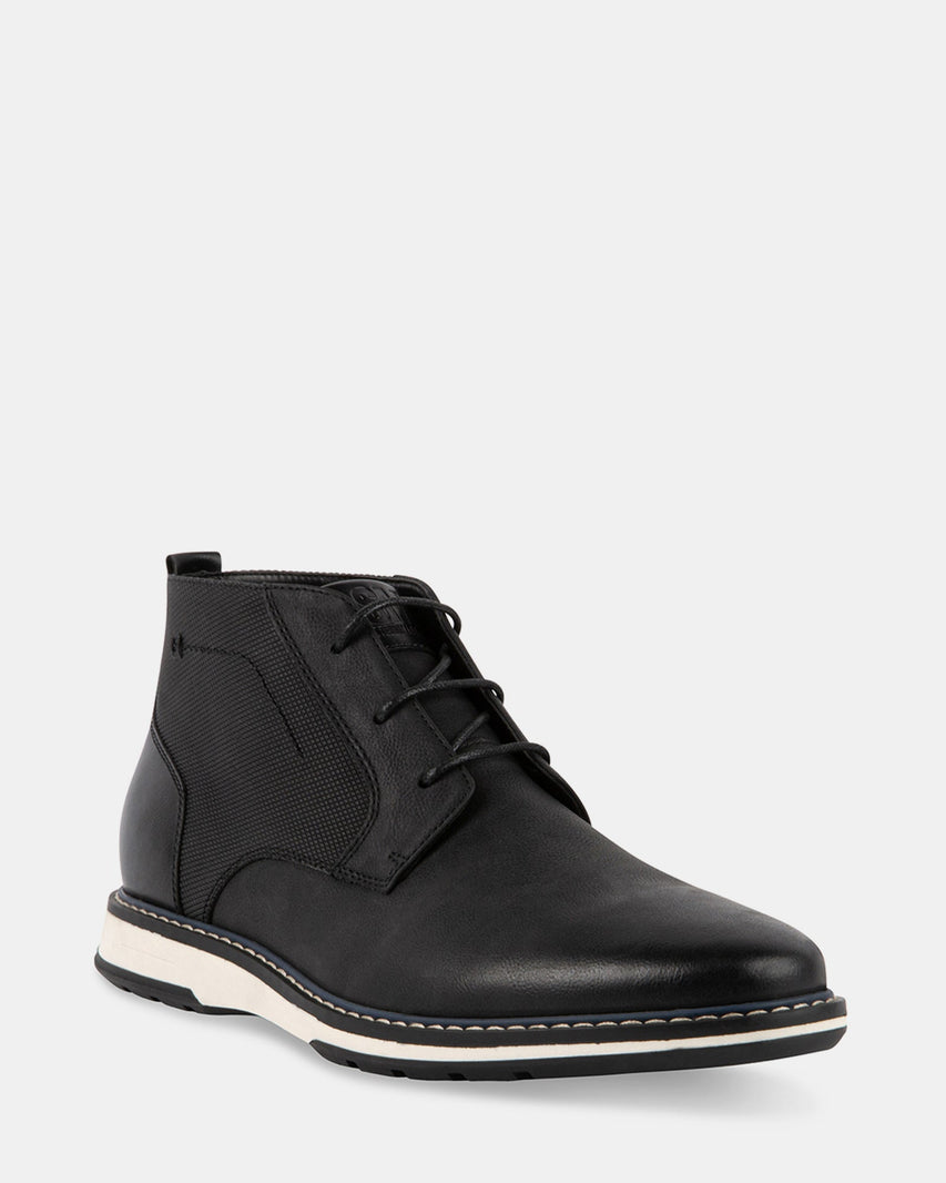 GAVRIEL BLACK NUBUCK - Men's Shoes - Steve Madden Canada