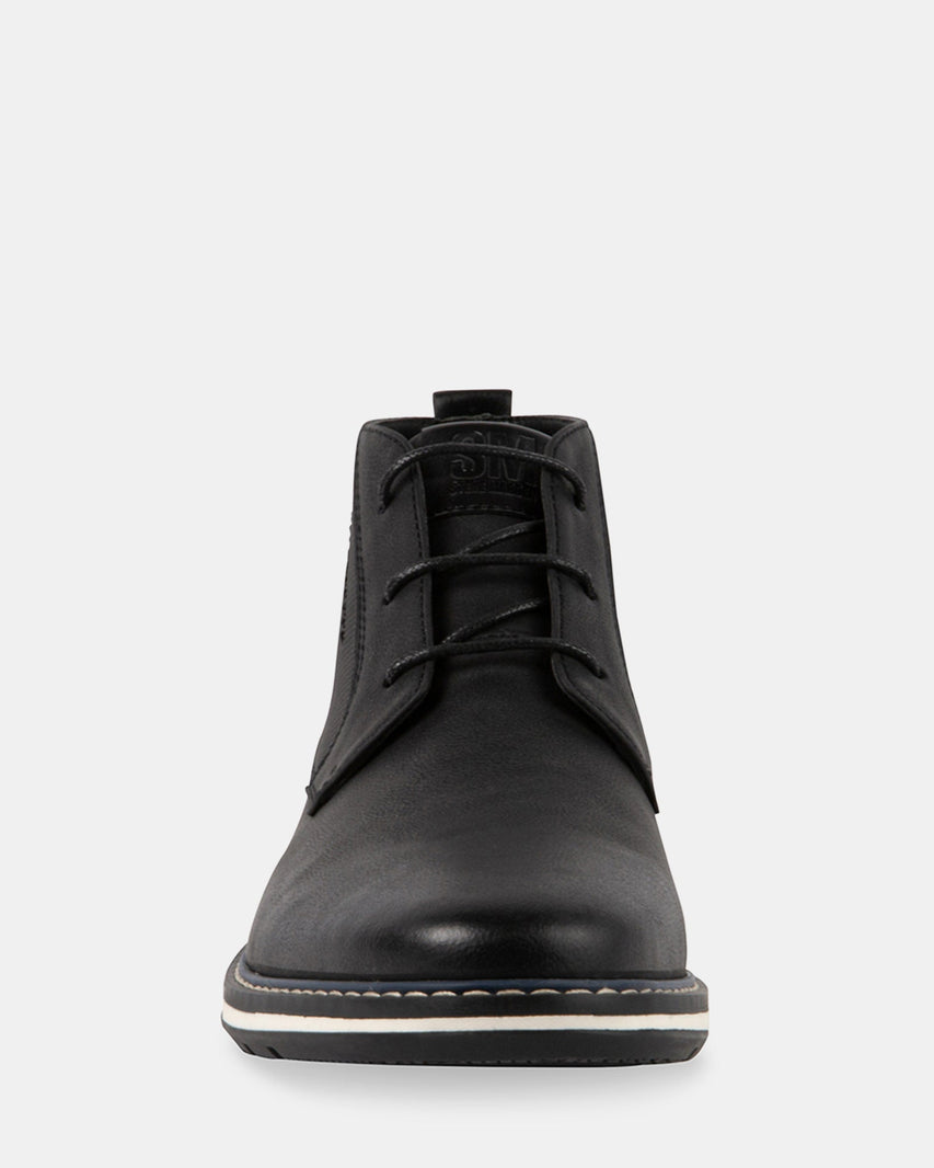GAVRIEL BLACK NUBUCK - Men's Shoes - Steve Madden Canada