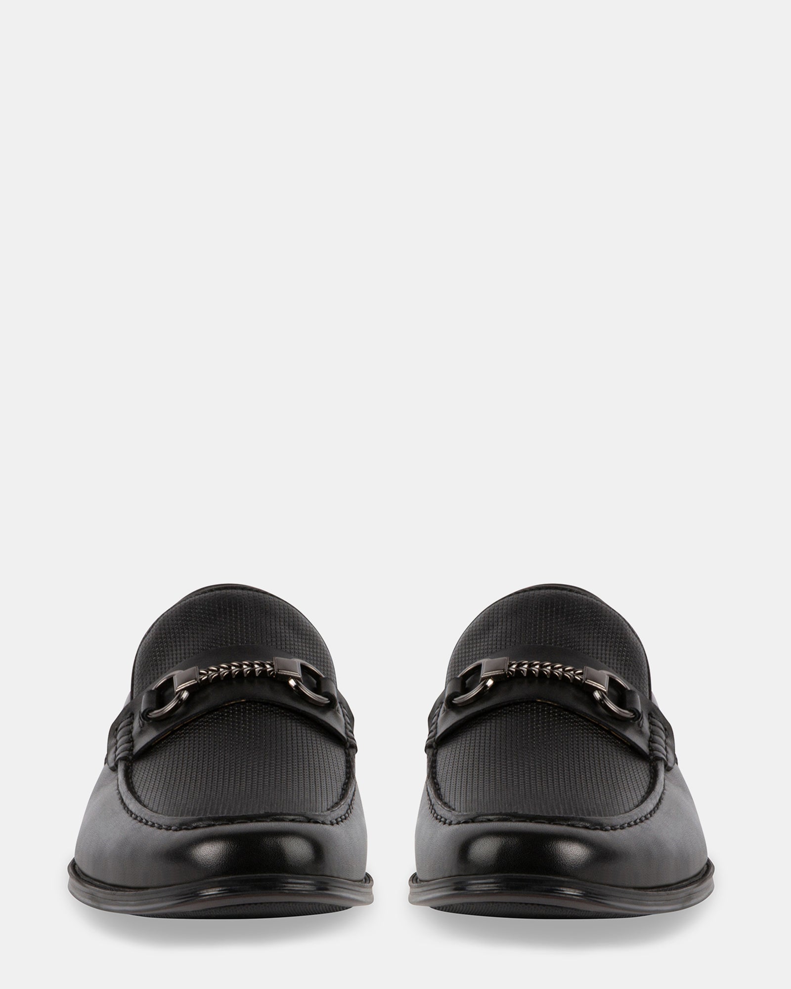 GEDDION BLACK LEATHER - Men's Shoes - Steve Madden Canada