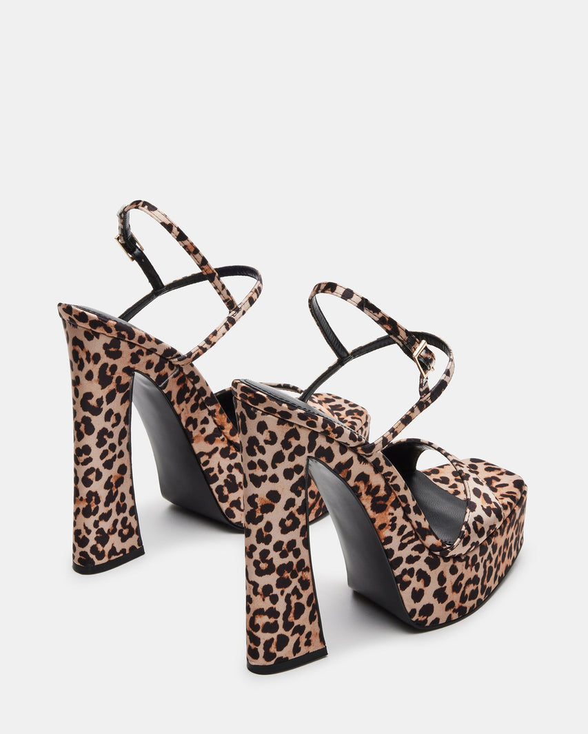GEMINI LEOPARD SATIN - Women's Shoes - Steve Madden Canada