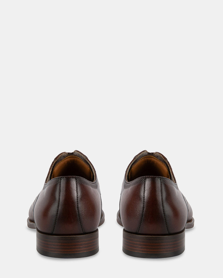 GIANNO BROWN LEATHER - Men's Shoes - Steve Madden Canada