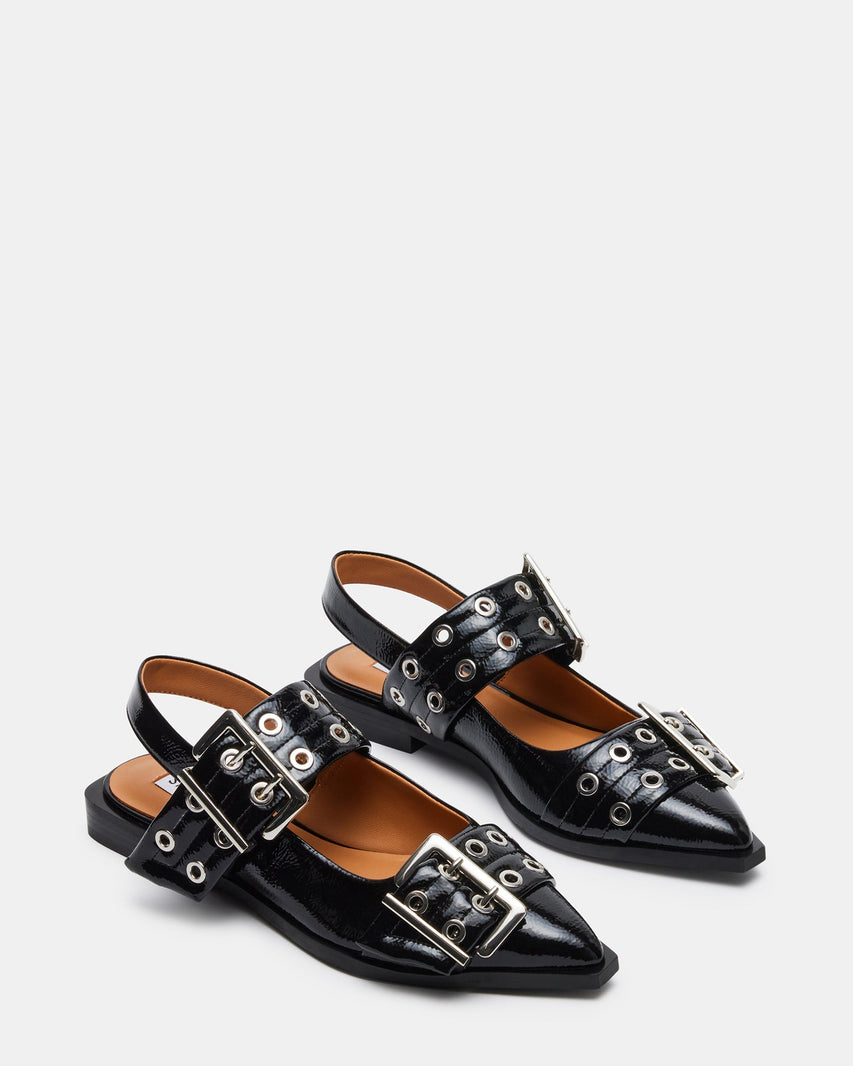 GRAYA BLACK PATENT - Women's Shoes - Steve Madden Canada