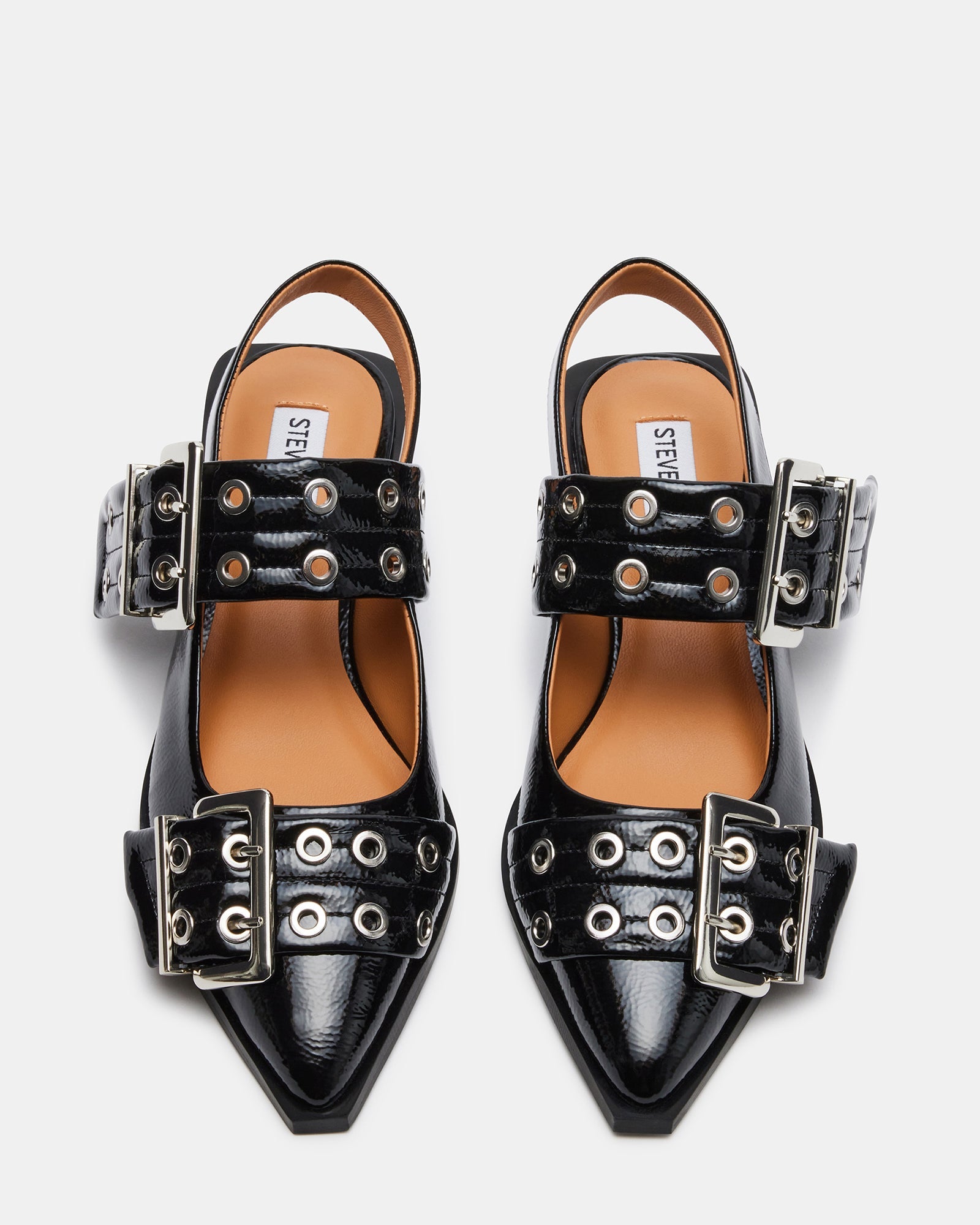 GRAYA BLACK PATENT - Women's Shoes - Steve Madden Canada